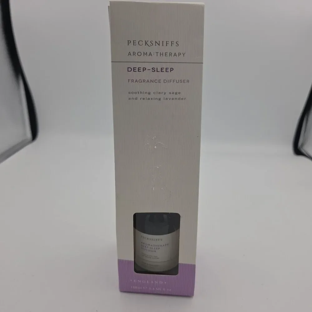 Pecksniff’s Aromatherapy Deep Sleep Reed Diffuser Clary Sage Lavender 100ml New